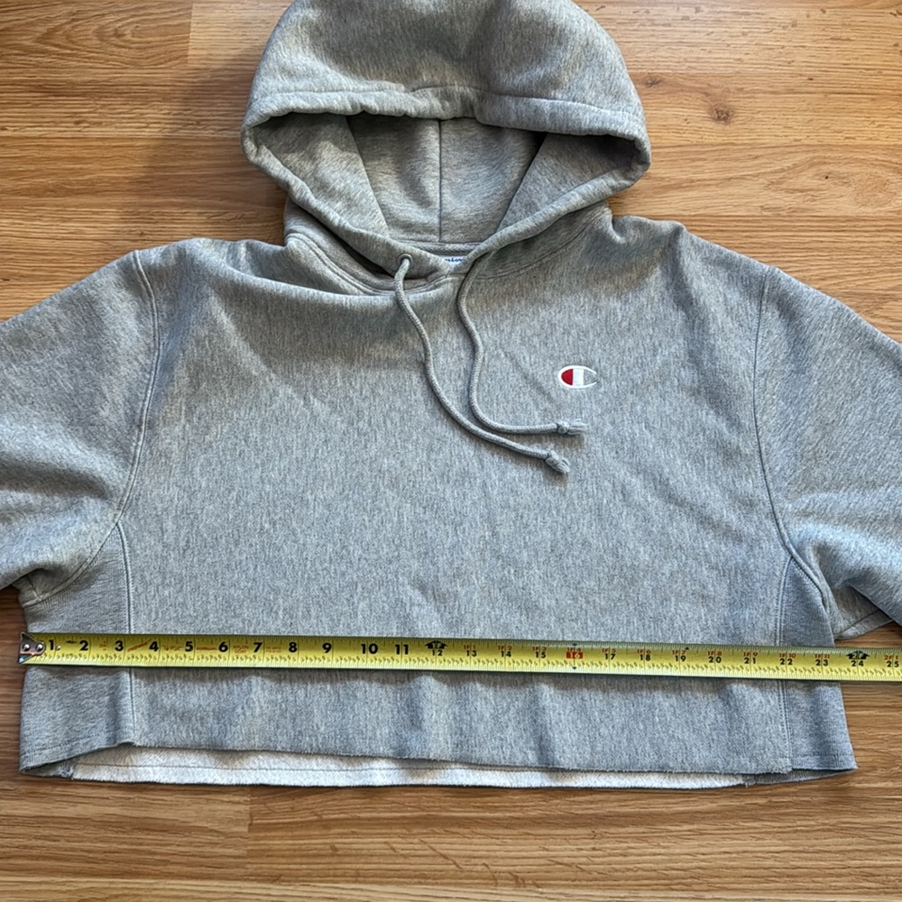 Champion Reverse Weave Cropped Hoodie ✨ size L - Picture 6 of 8